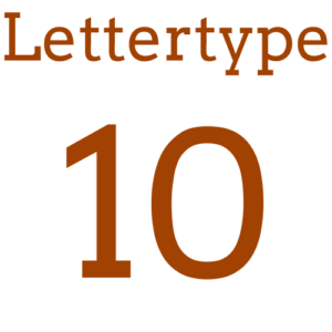 Lettertype 10 | Strijkletters