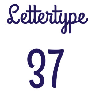 Lettertype 37 | Strijkletters