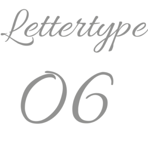 Lettertype 06 | Strijkletters