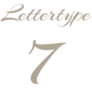Lettertype 07 | Strijkletters